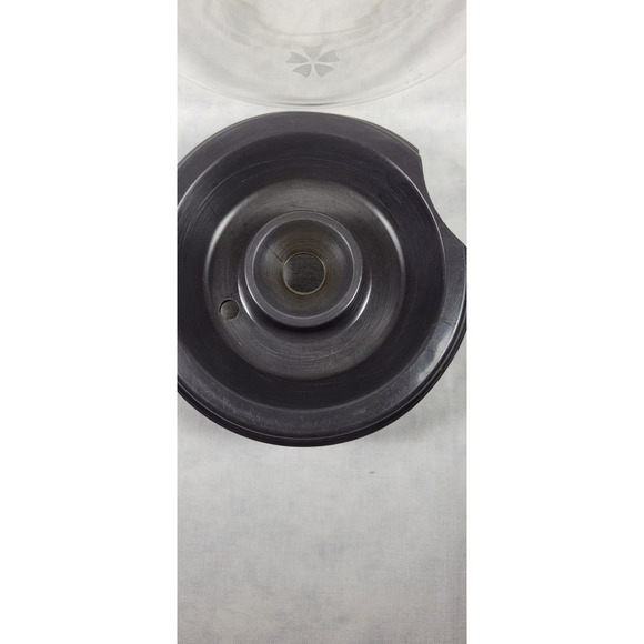 VTG Mr Coffee Glass Carafe 10 Cup E-40 White Daisies Replacement Brown Handle - Picture 8 of 13